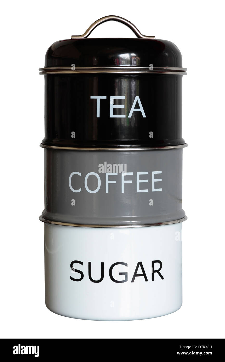 stackable tea coffee sugar jars