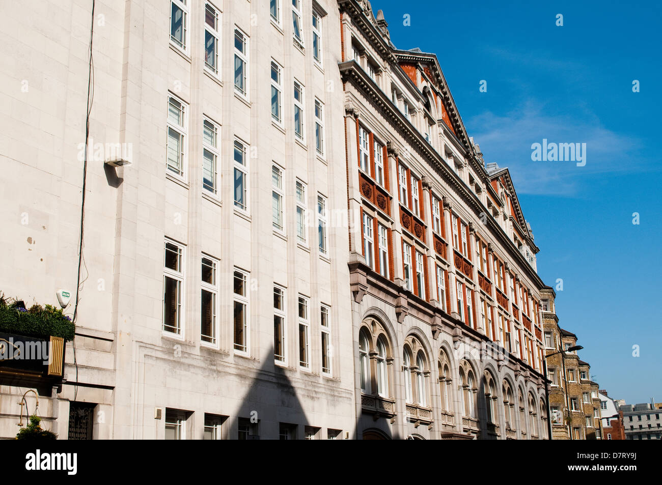 Houses in Drury Lane, Covent Garden, London, UK Stock Photo