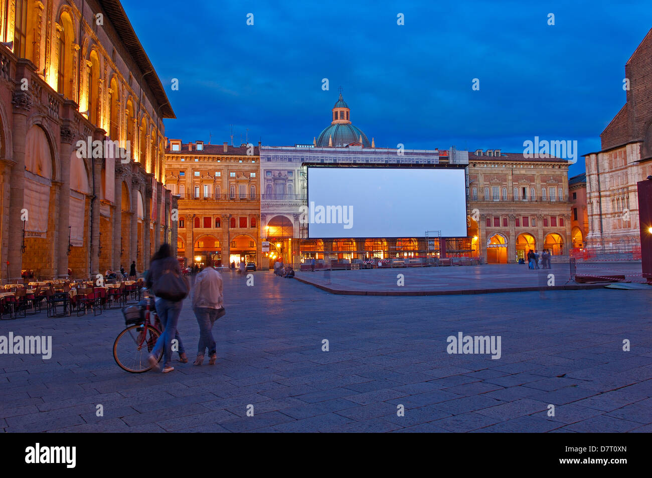Bologna. Piazza Maggiore (Main Square). Emilia Romagna. Italy Stock Photo