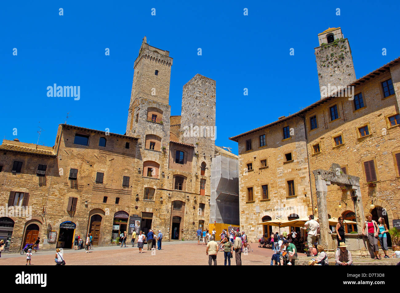 San Gimignano, Tuscany, Italy, Siena Province. UNESCO World Heritage Site. Europe Stock Photo