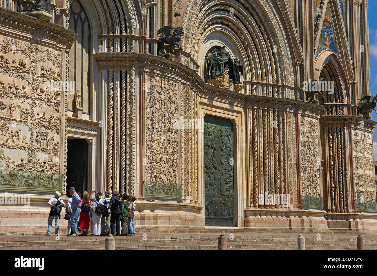 Orvieto, Cathedral, Duomo Santa Maria Assunta, Terni Province, Umbria, Italy, Europe Stock Photo