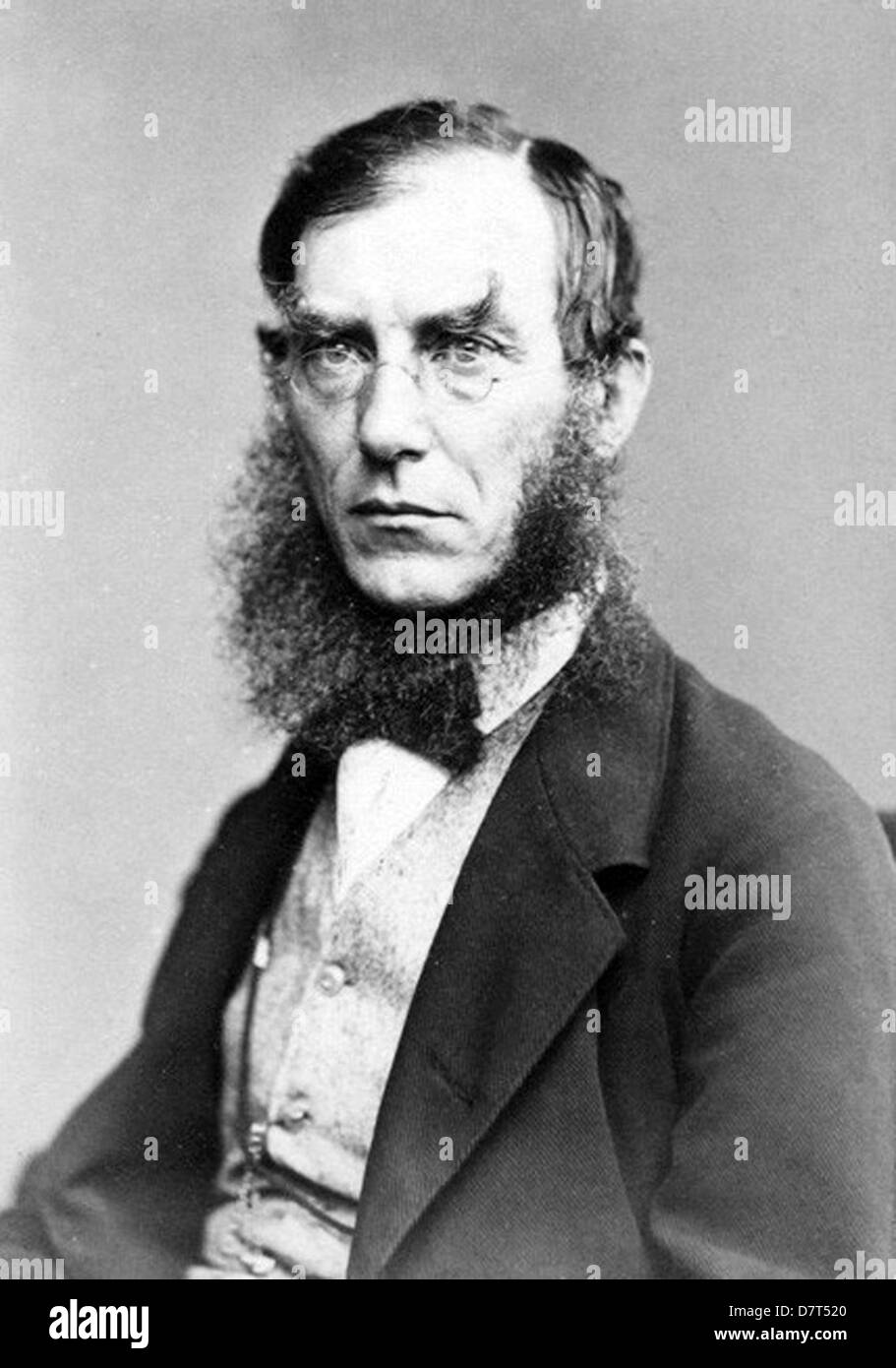 JOSEPH DALTON HOOKER (1817-1911)  English botanist and explorer about 1865 Stock Photo