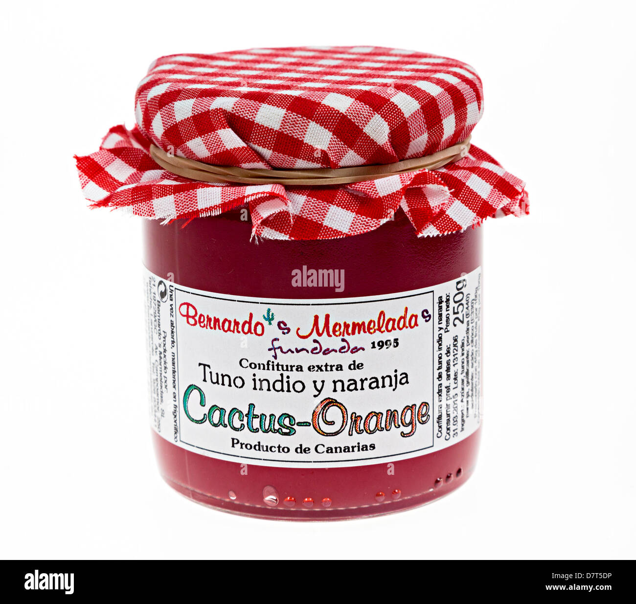 Jam made from cactus from Lanzarote typical of the Canary Islands