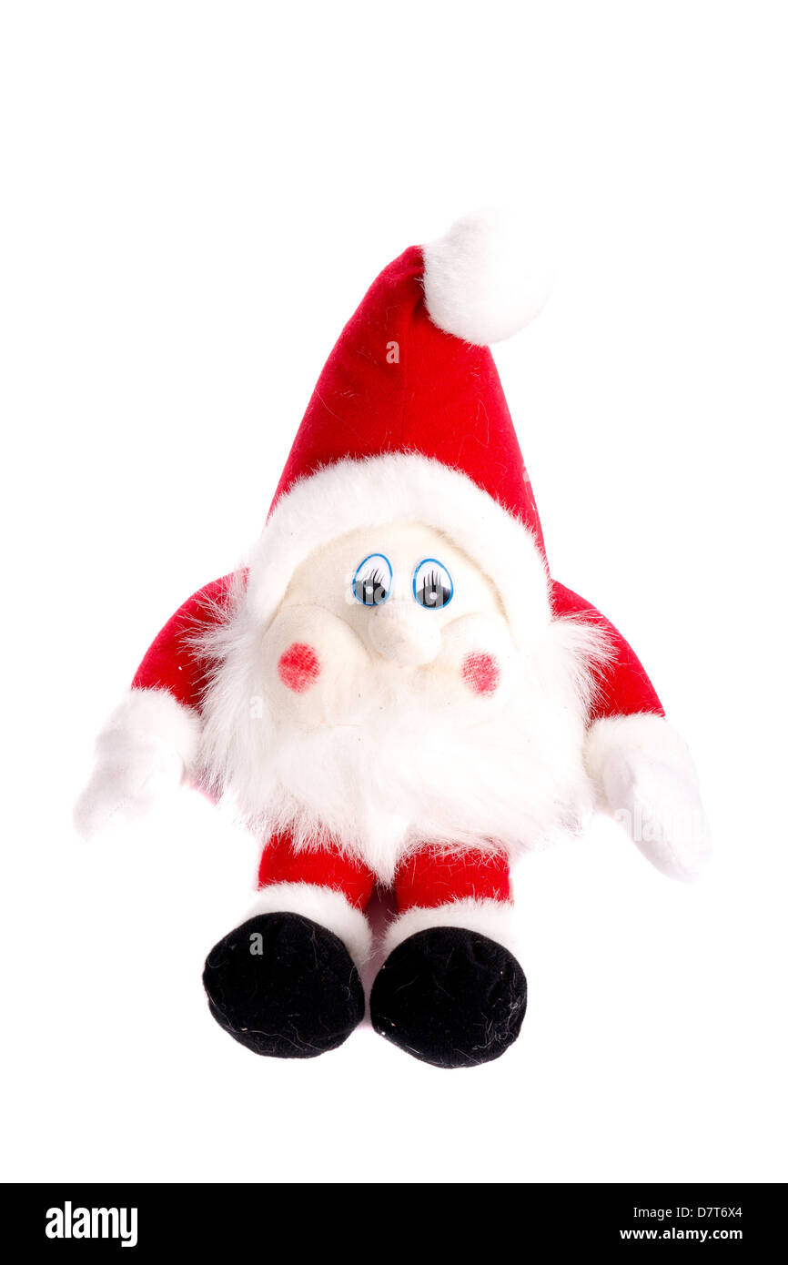 small stuffed santa claus