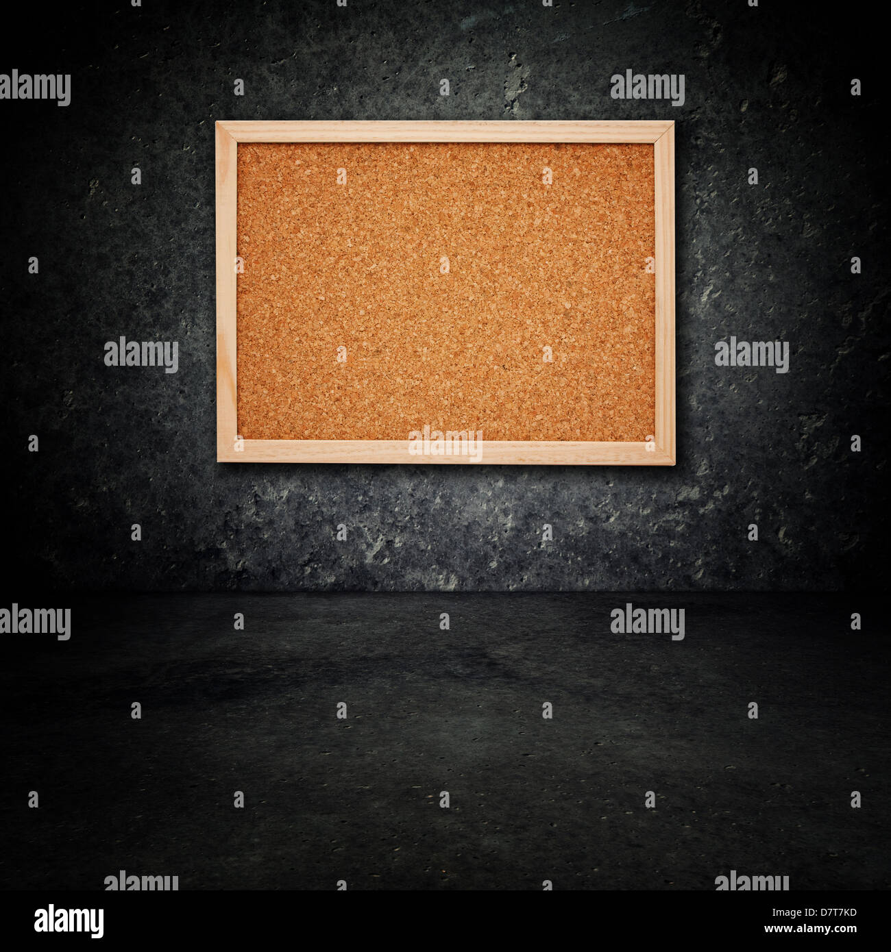 Nice cork memory board with wooden frame Stock Photo Alamy