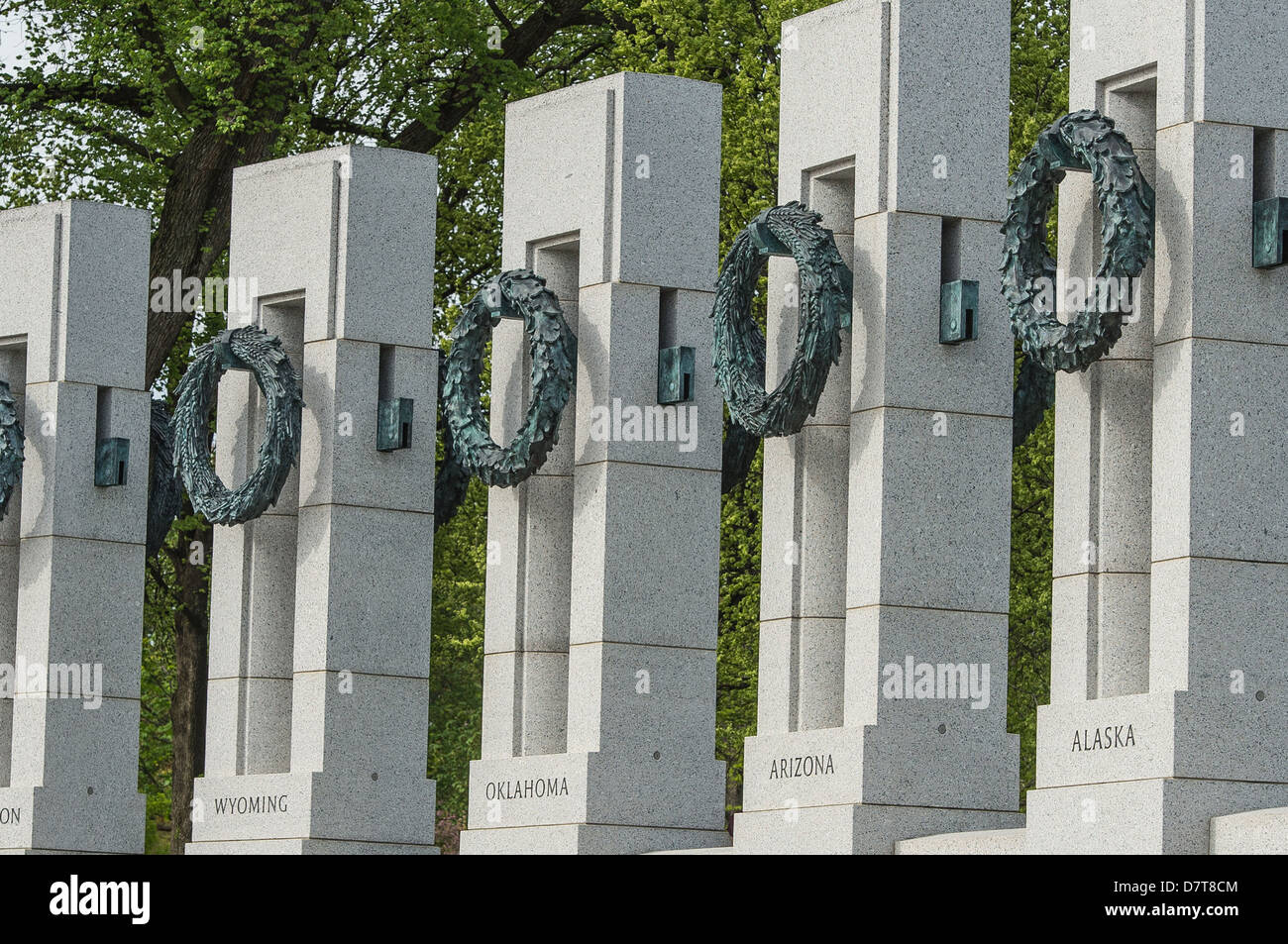 World War II Memorial, Washington DC, America Stock Photo - Alamy