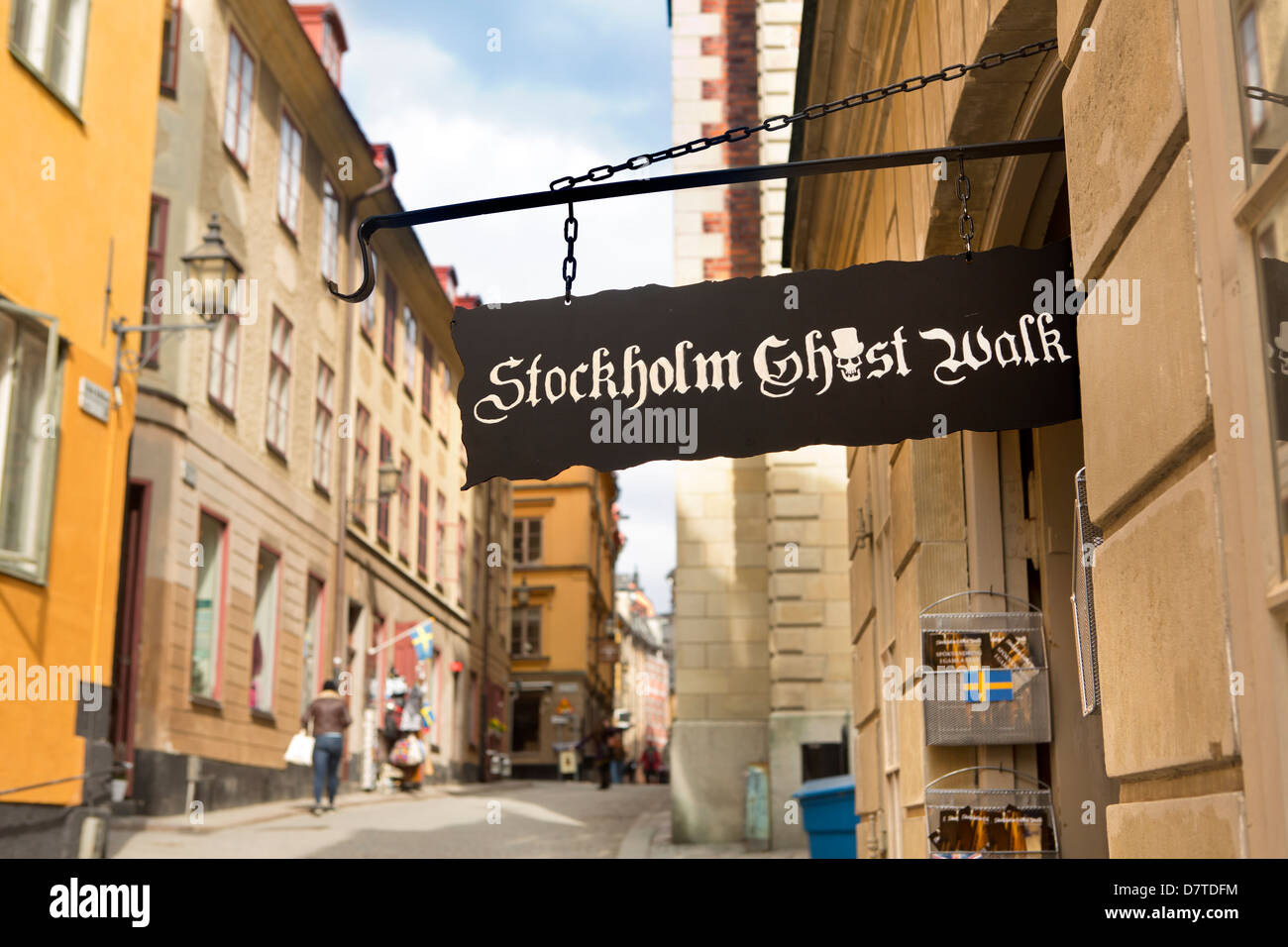 Stockholm Ghost walk, The Old Town, (Gamla Stan) Stockholm, Sweden Stock  Photo - Alamy