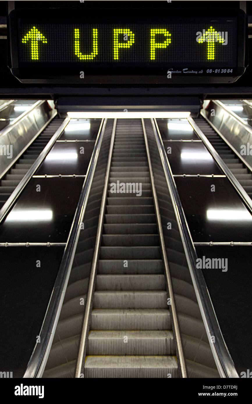 Stockholm's Metro stations. (Swedish: Stockholm's tunnelbana.) Sweden Stock Photo