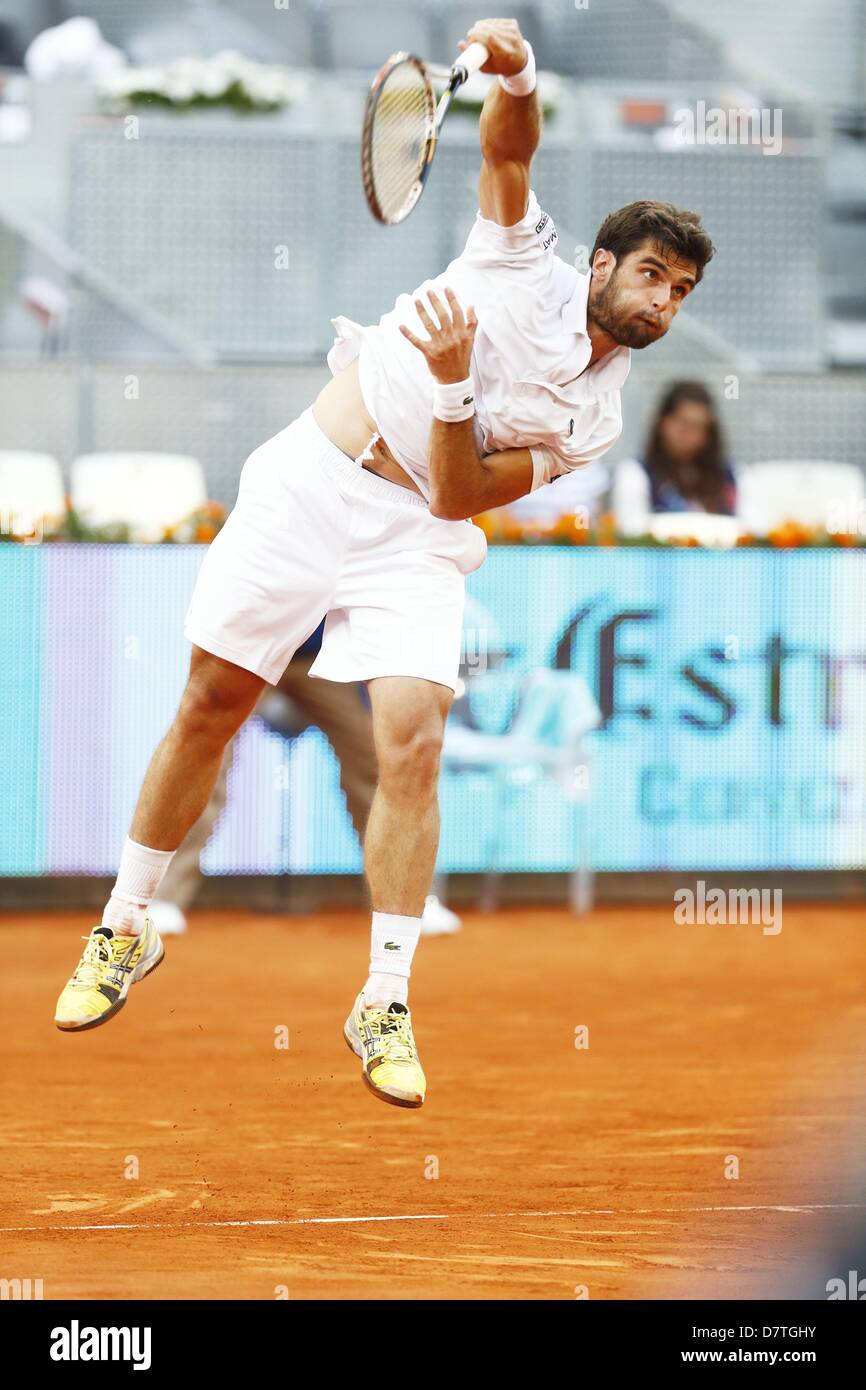 Pablo Andujar (ESP), MAY 10, 2013 - Tennis : Pablo Andujar of Spain in  action during the men's singles quarter fianl match of the ATP Tennis  Herren World Tour Mutua Madrid Open