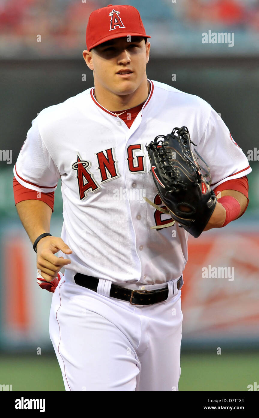 May 13 2013 Anaheim, CA..Angels' Mike Trout #27 During The Major League ...