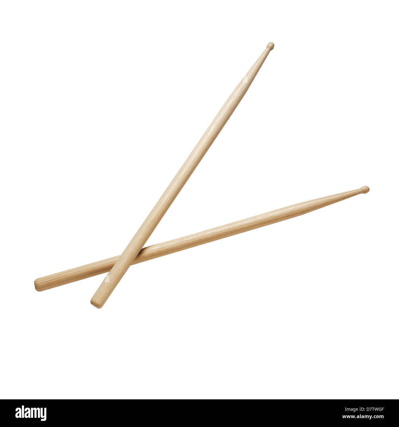 Set of drumsticks on white Stock Photo Alamy