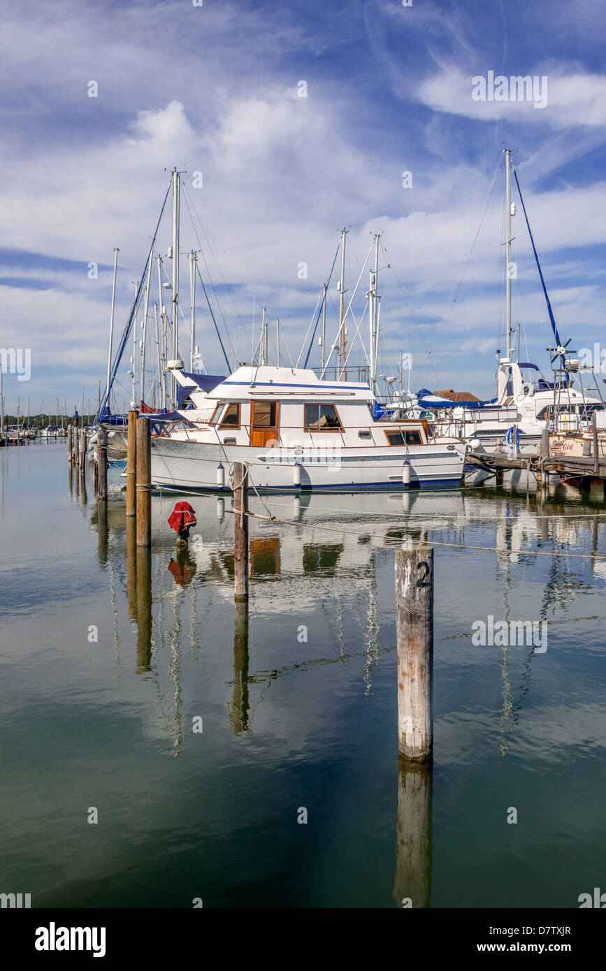Chichester harbour, estuary, West Sussex, England, United Kingdom Stock