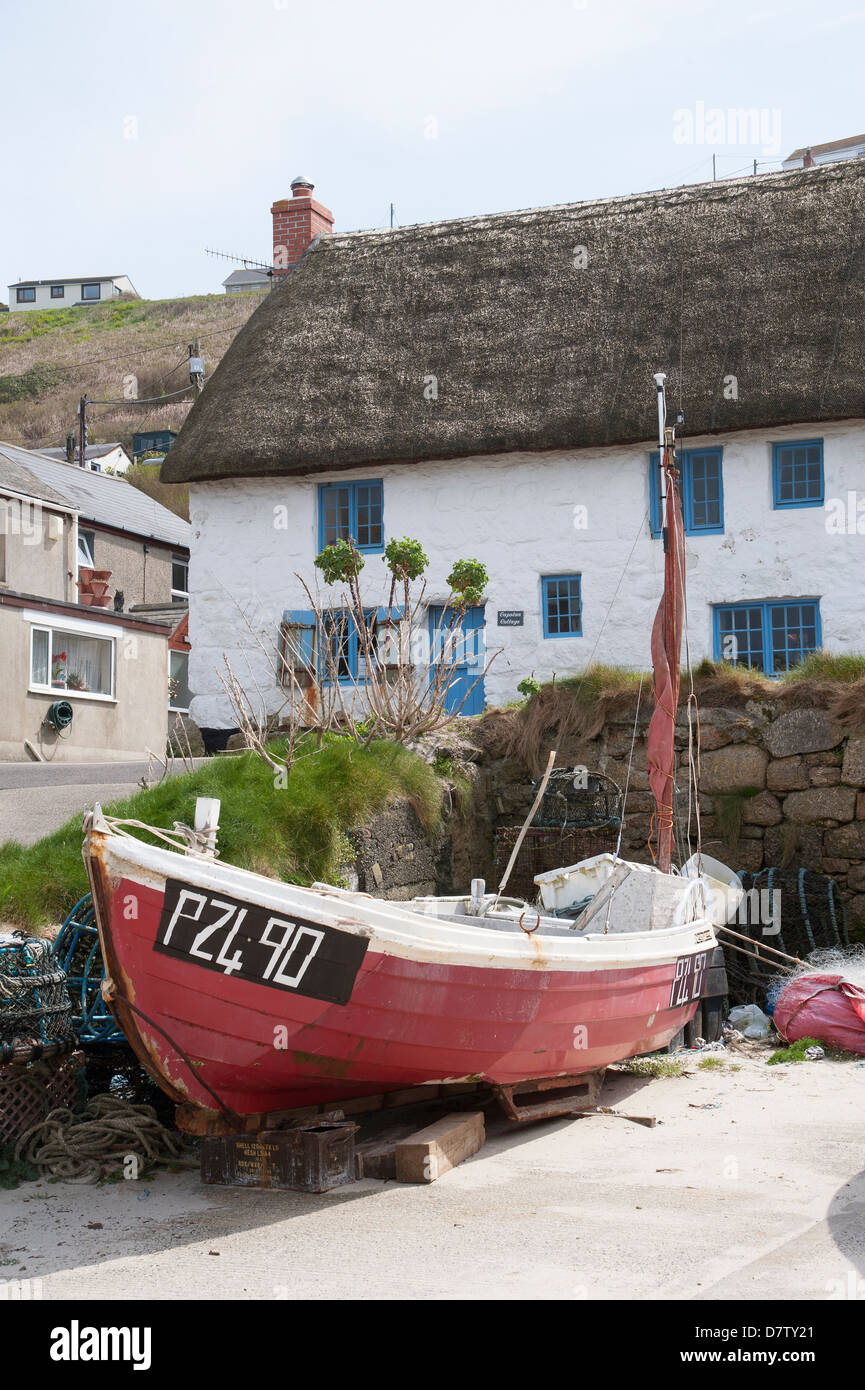 Fishing boats at Sennen Cove west Cornwall England UK Stock Photo - Alamy