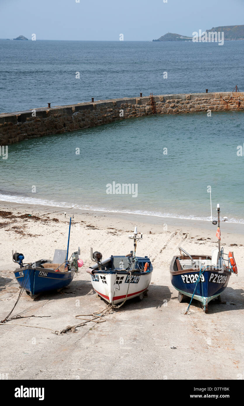 Fishing boats at Sennen Cove west Cornwall England UK Stock Photo - Alamy