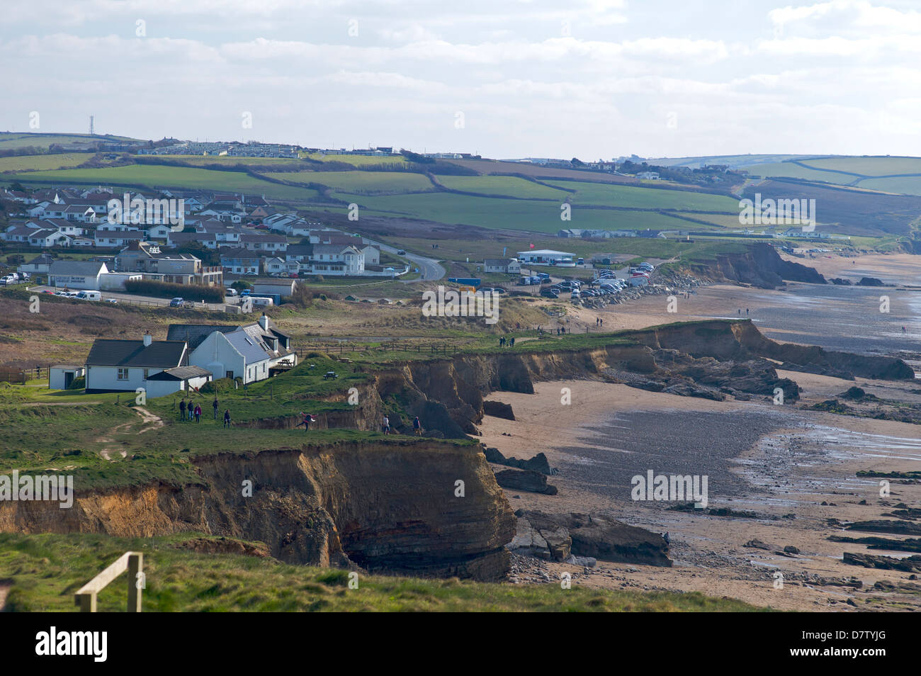 Widemouth Bay, North Cornwall, England, United Kingdom Stock Photo