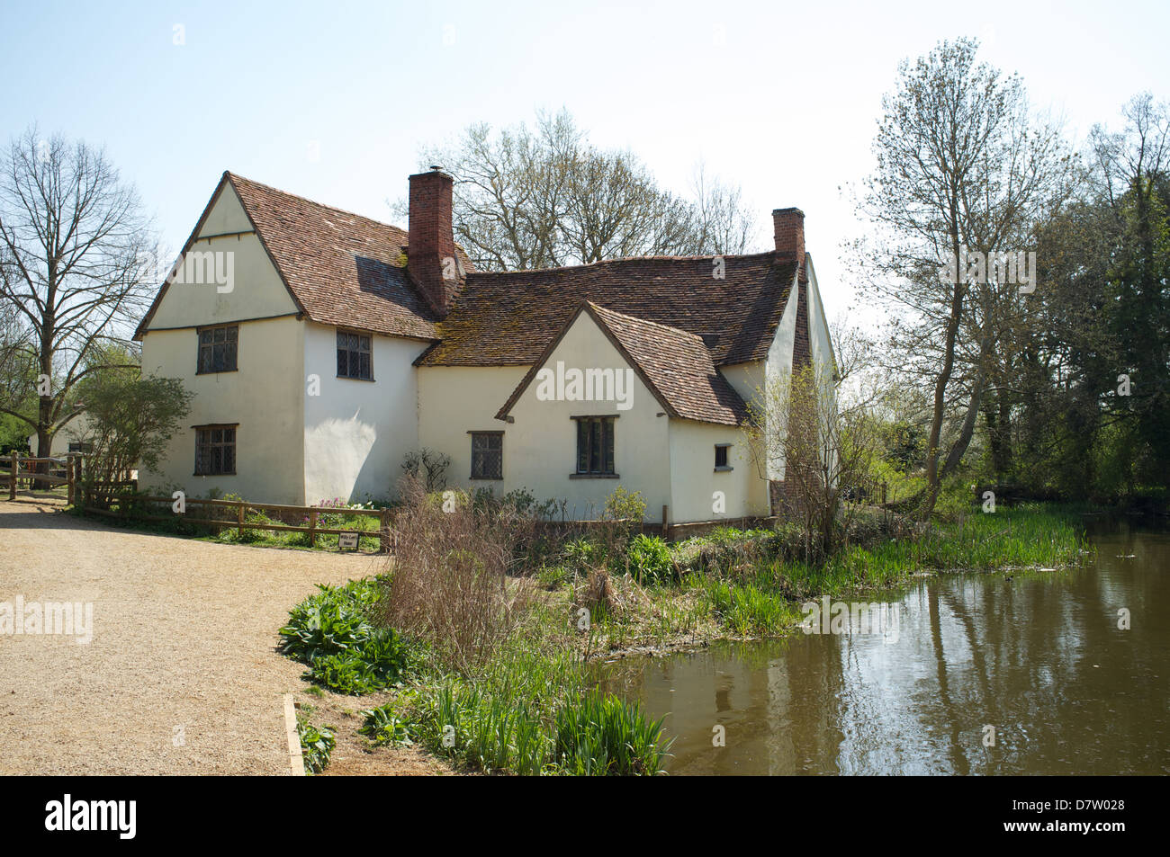 Willy Lott's House, Flatford, Essex, UK. Stock Photo