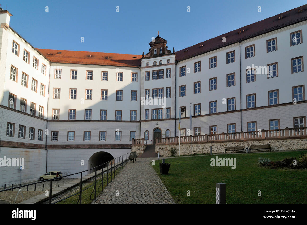 Jugendherberge im Schloss Colditz, Sachsen, Deutschland Stock Photo