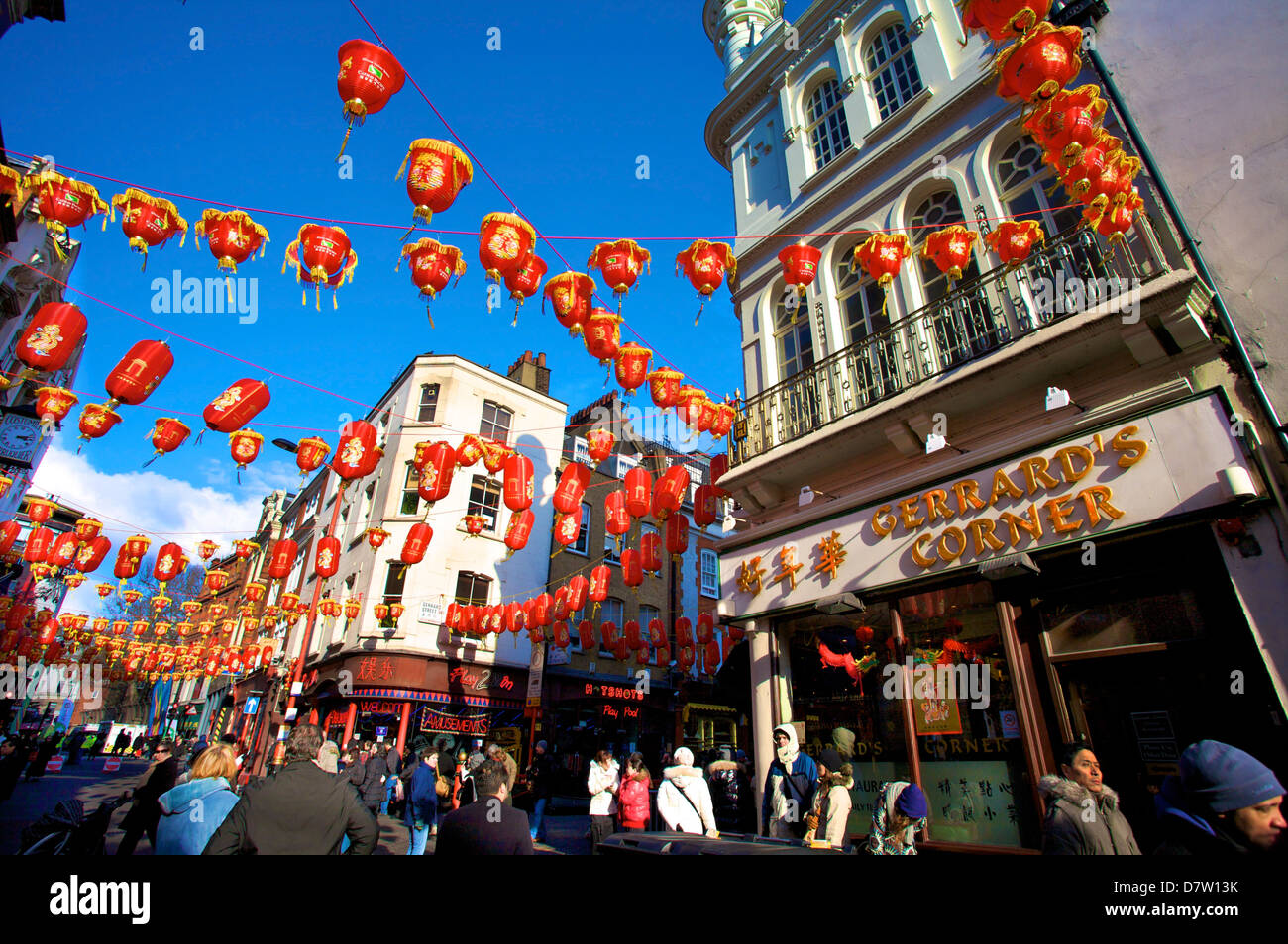 Chinese New Year Celebrations in Chinatown, London, England, United
