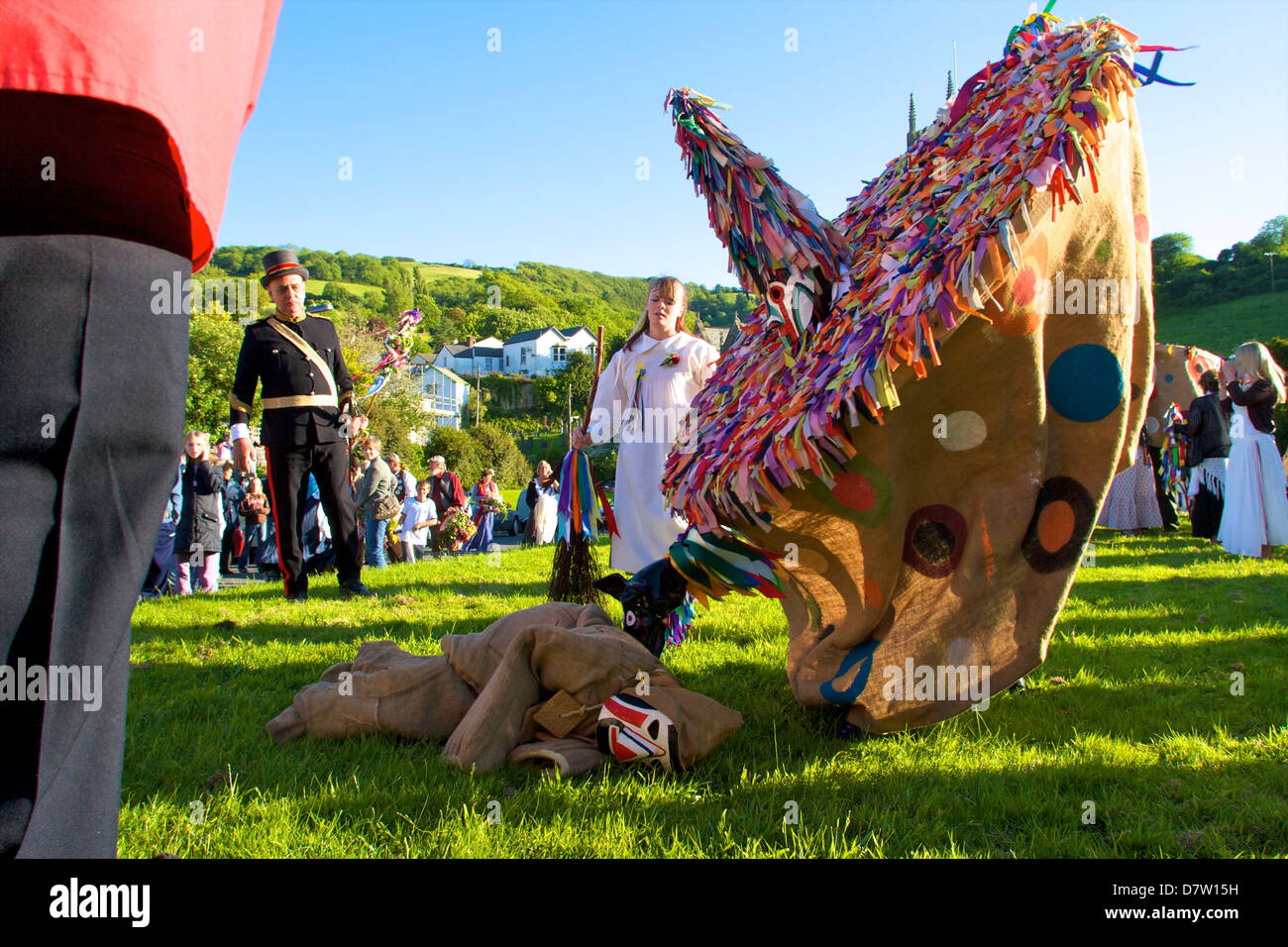 The Hunting of the Earl of Rone, Combe Martin, Devon, England, United