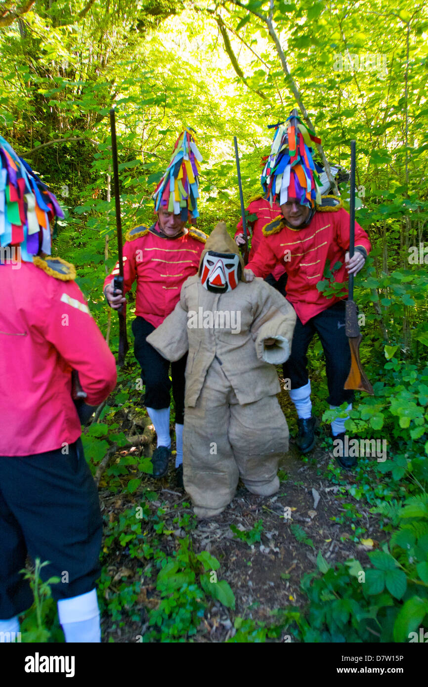 The Hunting of the Earl of Rone, Combe Martin, Devon, England, United
