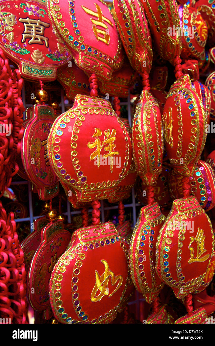Chinese New Year decorations, Hong Kong, China Stock Photo Alamy