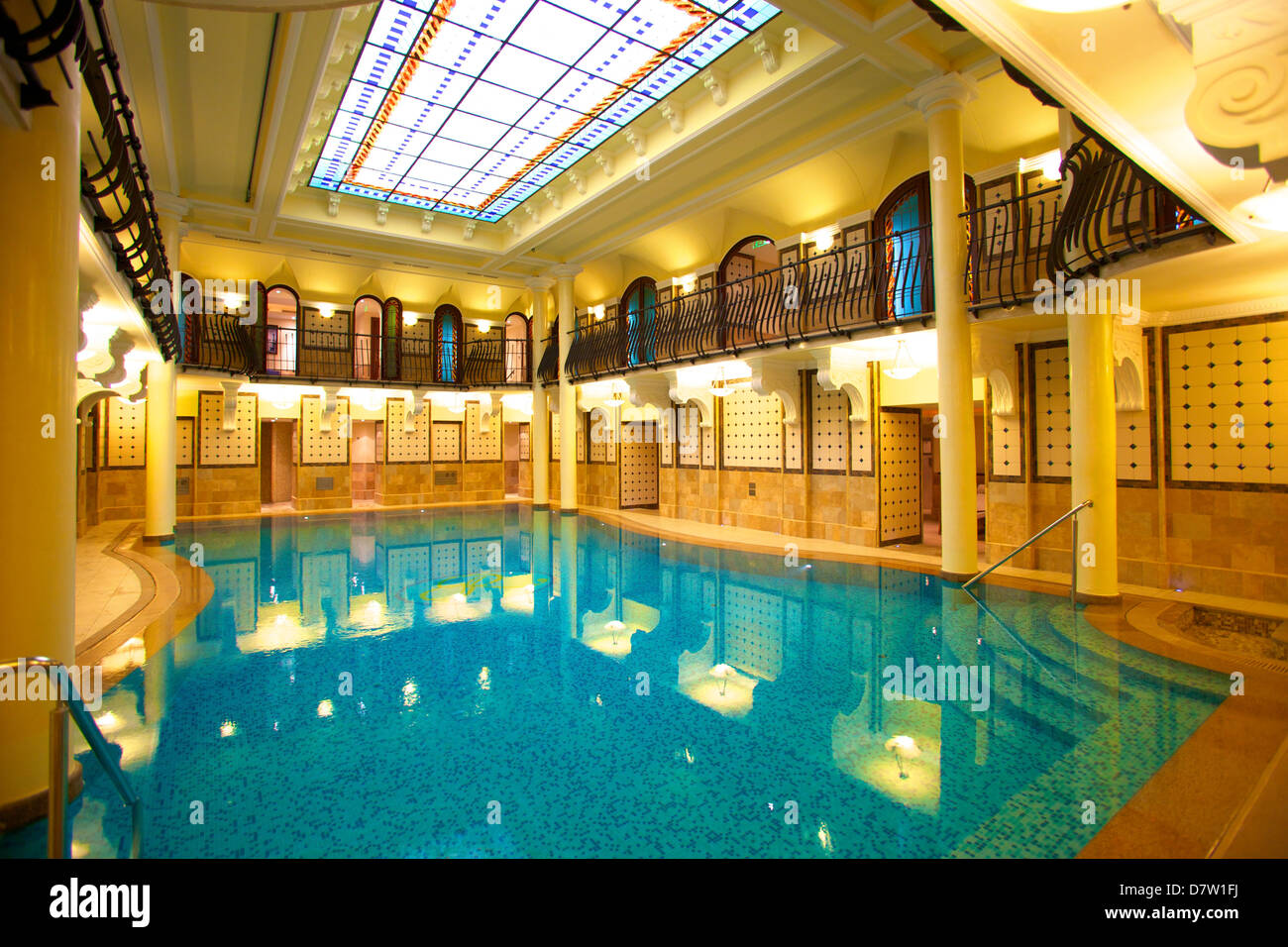 Spa in Corinthia Hotel, Budapest, Hungary Stock Photo