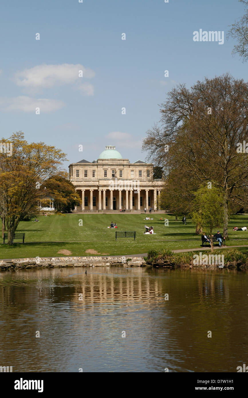 pittville-park-lake-and-pump-room-cheltenham-gloucestershire-england-uk