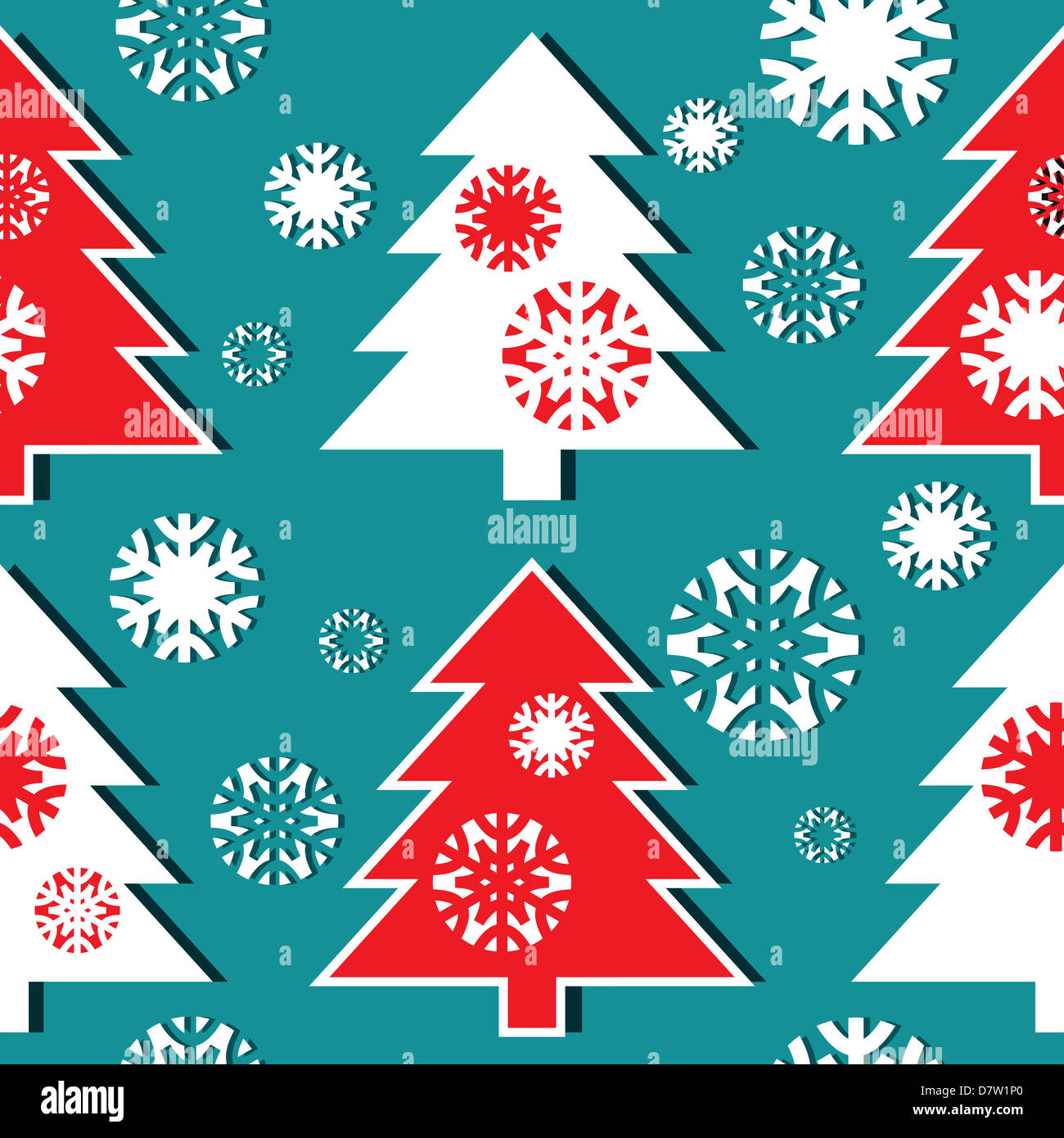 christmas-tree-pattern-stock-photo-alamy