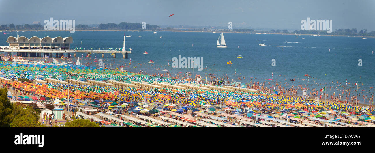 Summer holidays in Lignano Stock Photo