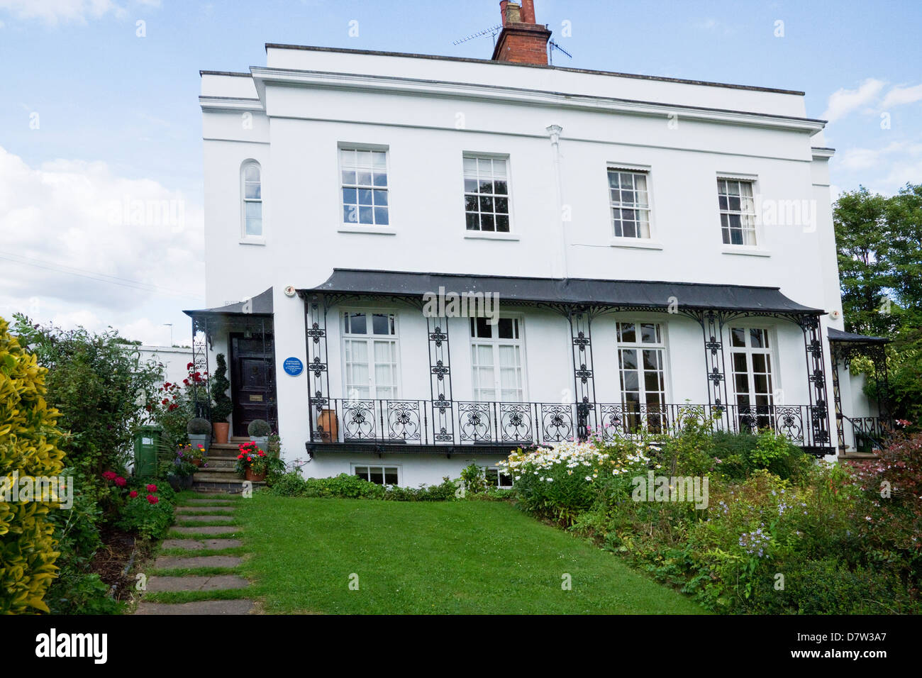 Leamington Spa Warwickshire house Stock Photo Alamy