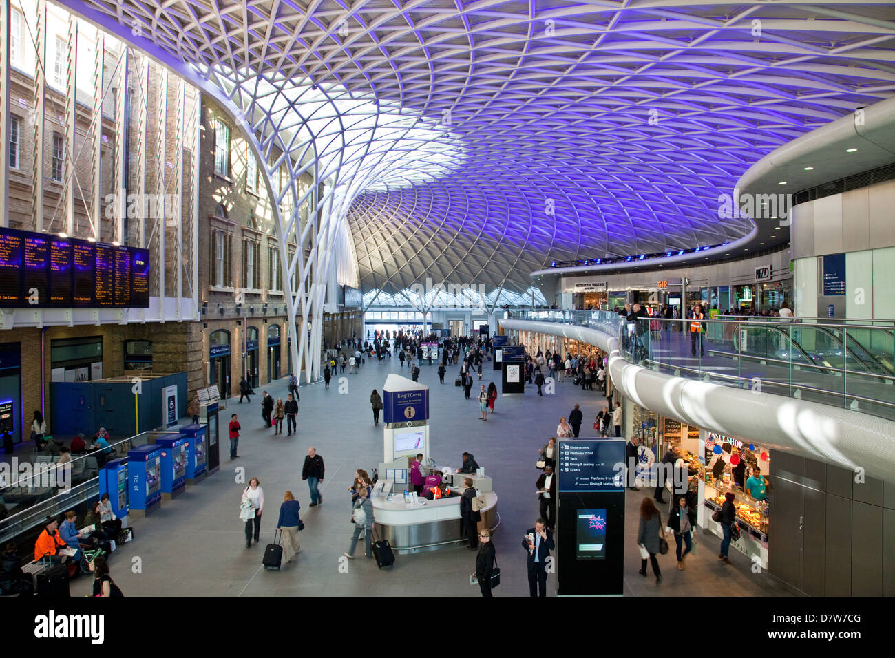 King's Cross Station, London, England Stock Photo