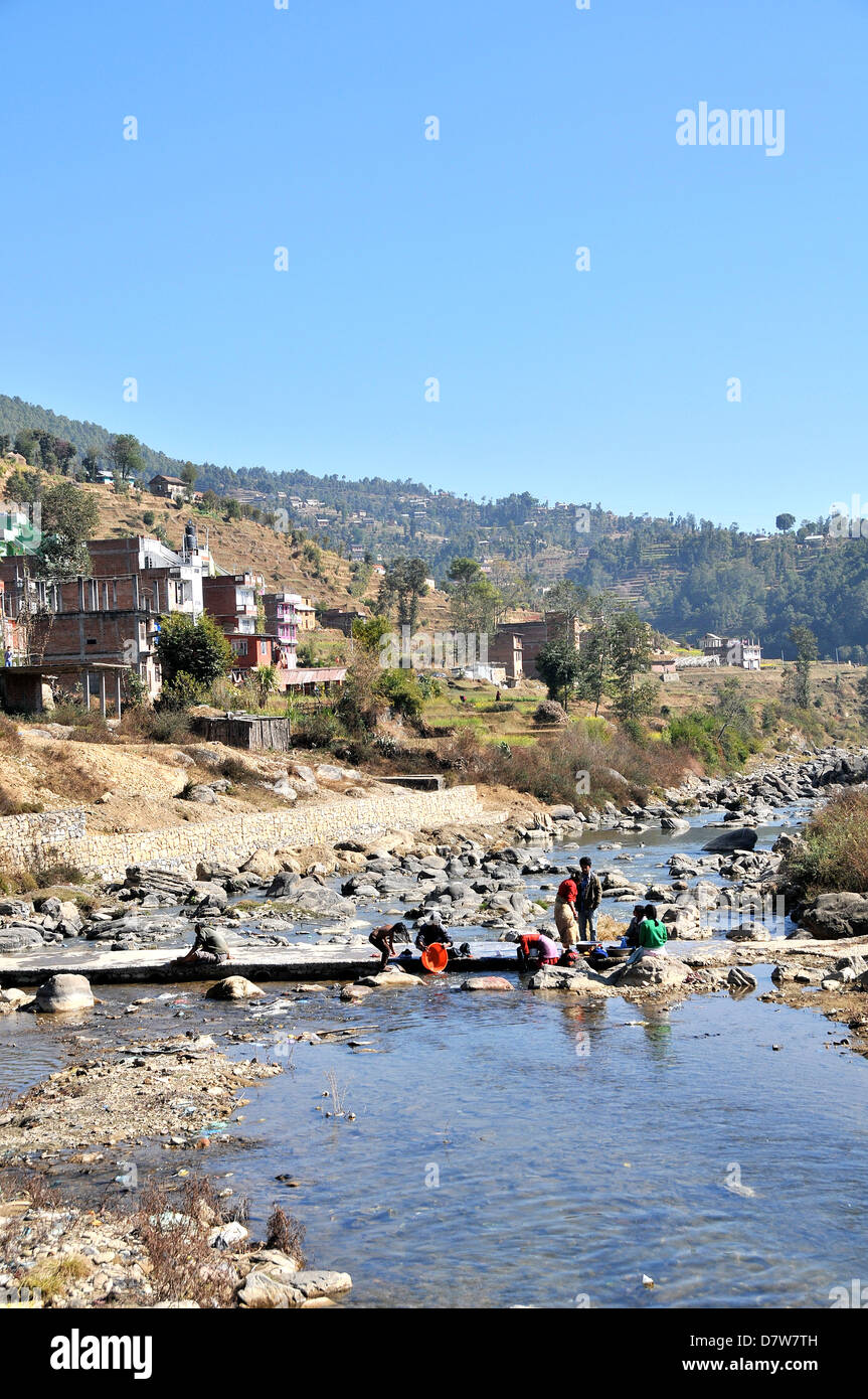 river Panauti Nepal Stock Photo