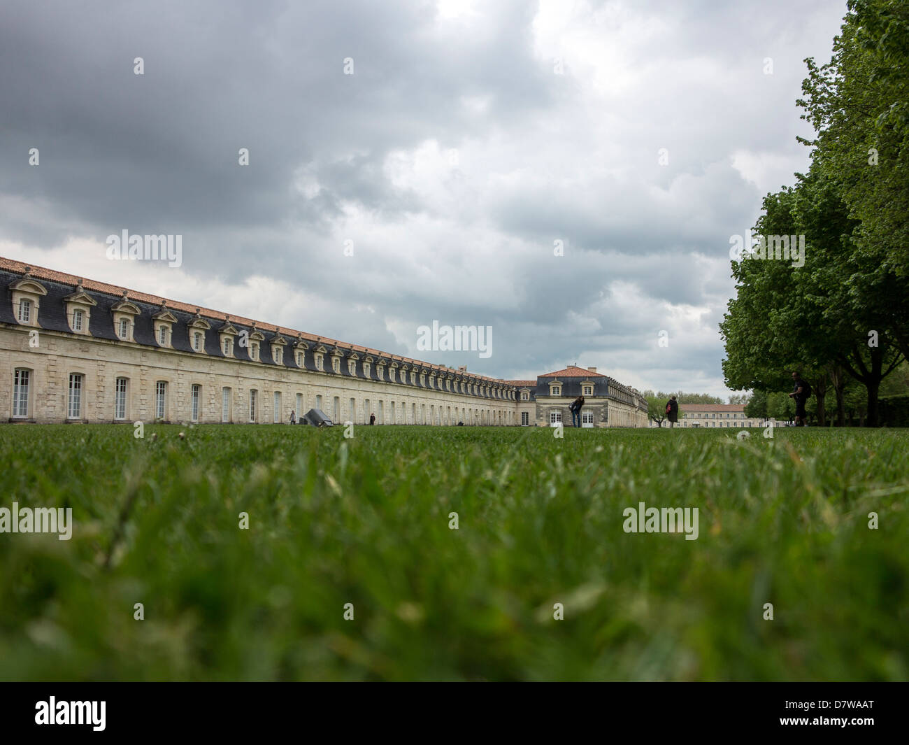 A view of the historic Royal Rope Factory at the naval arsenal in ...