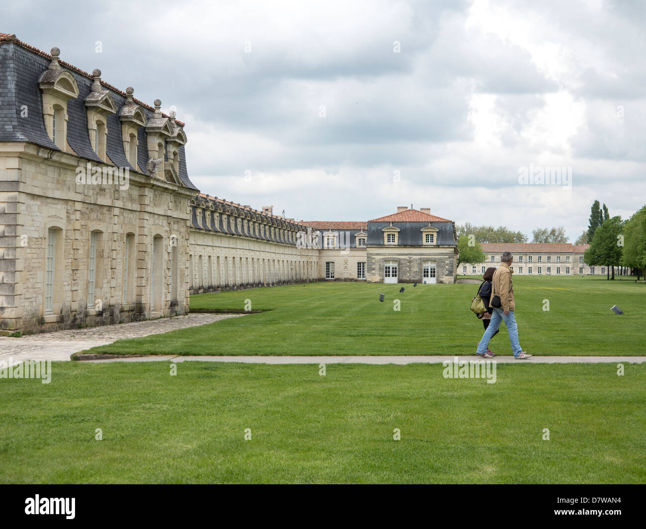 A view of the historic Royal Rope Factory at the naval arsenal in ...