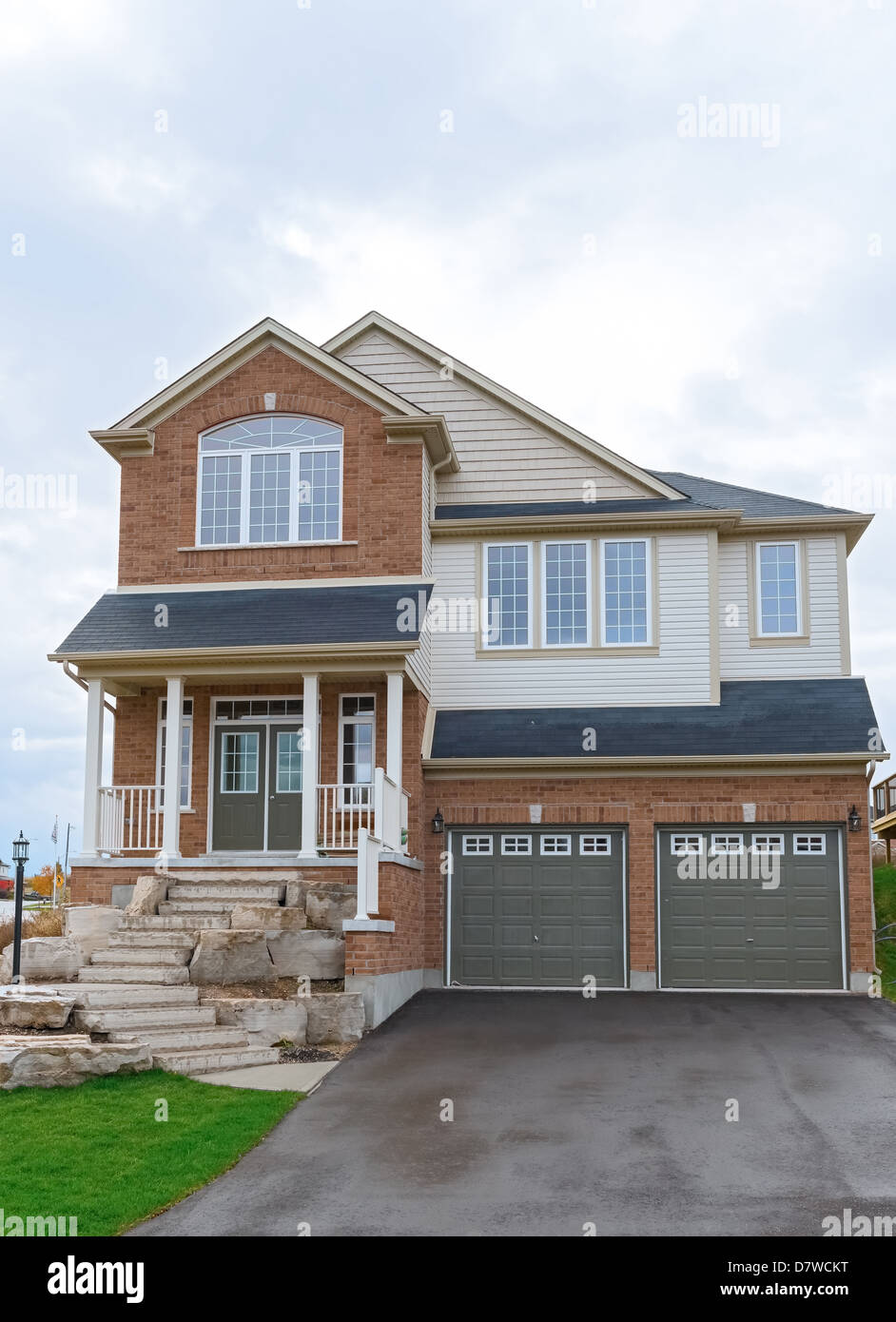new two story house in canada ontario cambridge new houses subdivision stock image - Two Story Houses Pictures new two story house in canada ontario cambridge new houses subdivision stock image - Two Story Houses Pictures