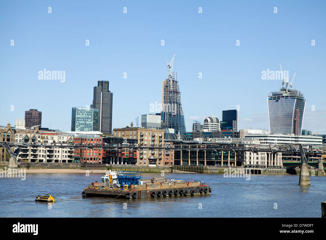 High rise buildings in London Stock Photo