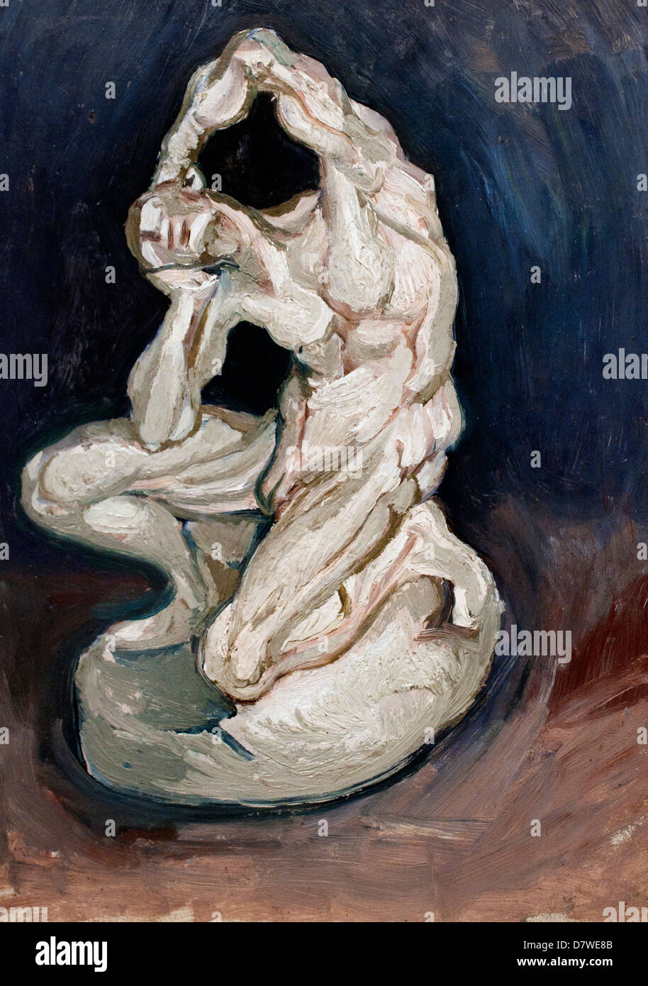 Kneeling Ecorche 1886 Vincent van Gogh 1853 - 1890  Dutch Netherlands Post Impressionism Stock Photo