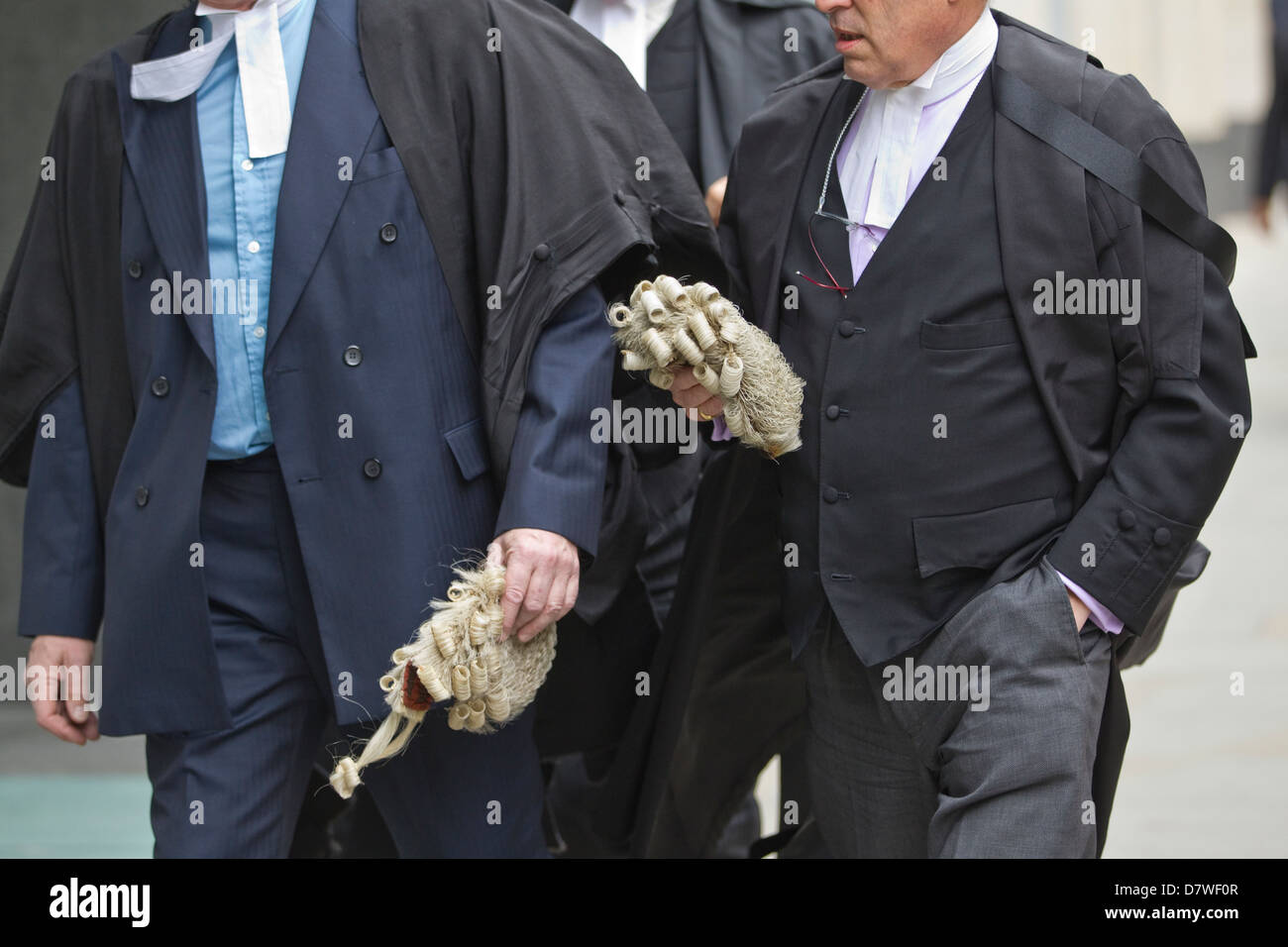 Barristers QC arriving at Court, London, UK Stock Photo Alamy