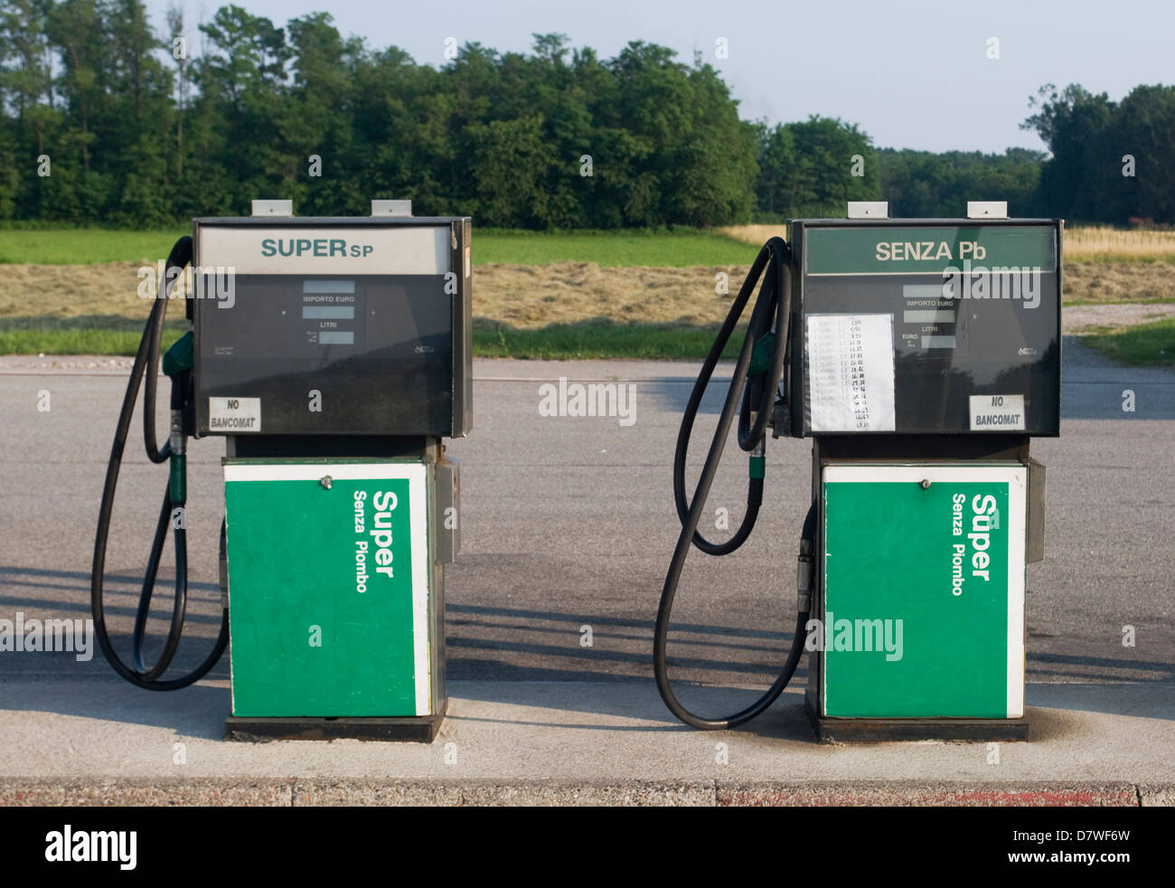 filling station, Italy Stock Photo Alamy