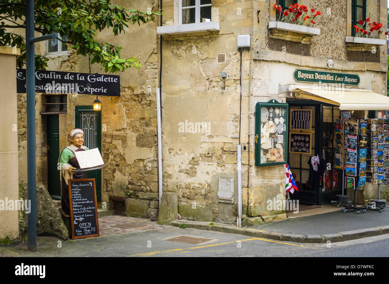 Shop in Bayeux, Normandy, France Stock Photo Alamy