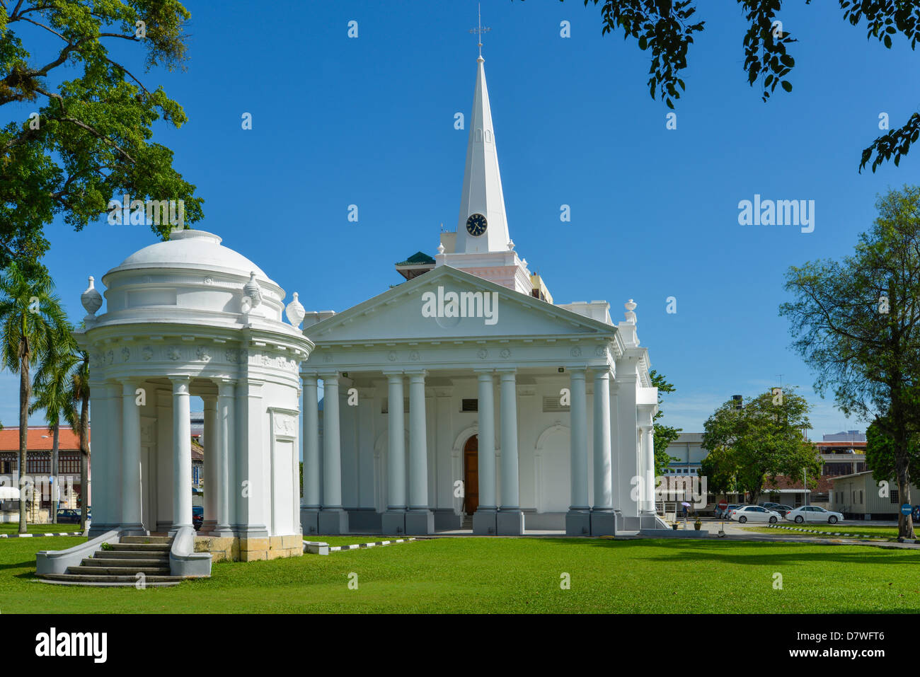 Asia  Malaysia Penang Georgetown The Anglican Church of Saint George Stock Photo