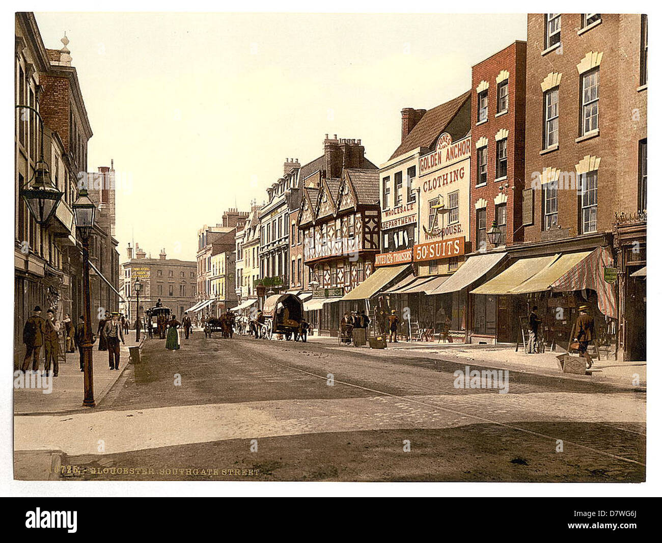 [Southgate Street, Gloucester, England] (LOC Stock Photo Alamy