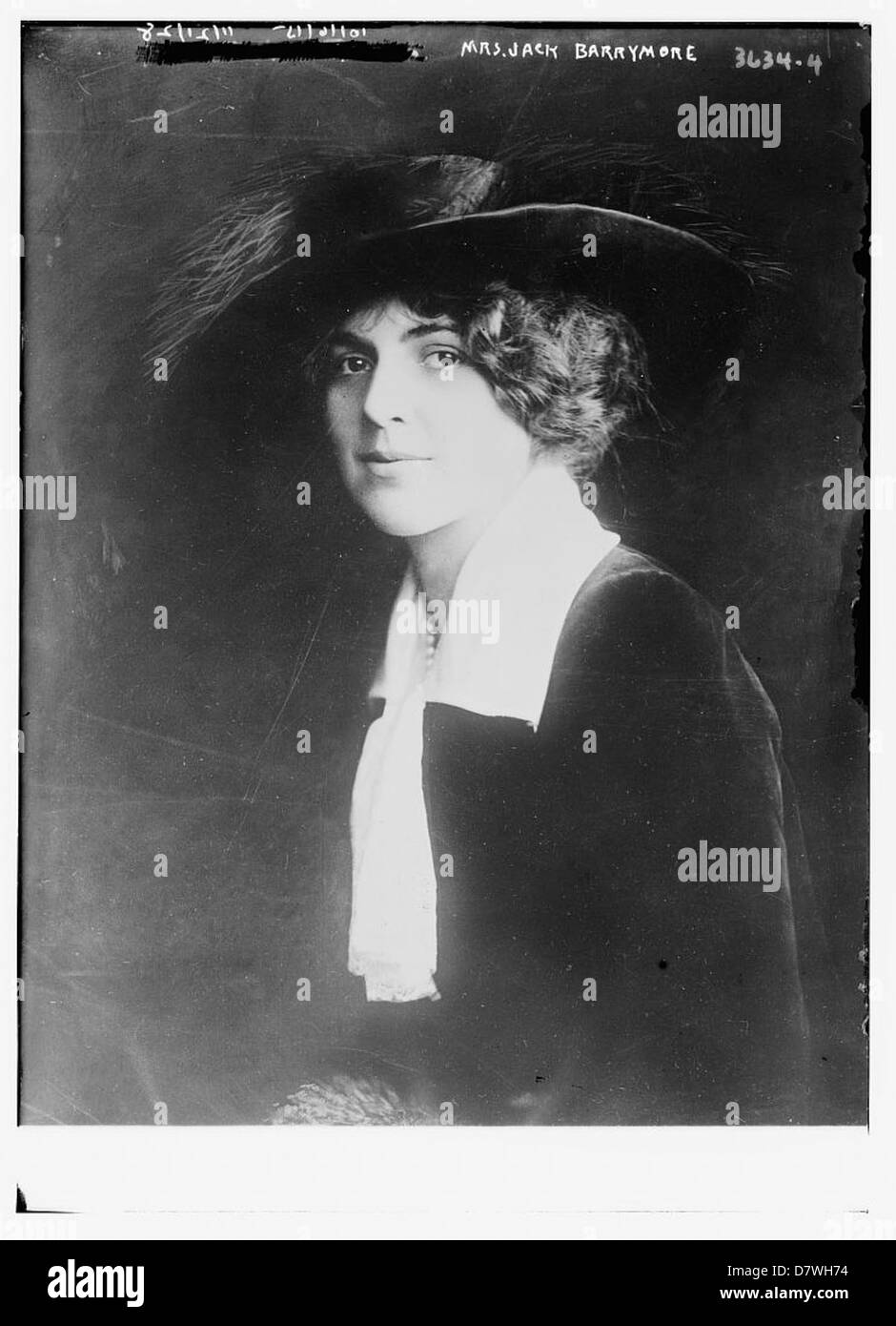 Mrs. Jack Barrymore (LOC Stock Photo - Alamy