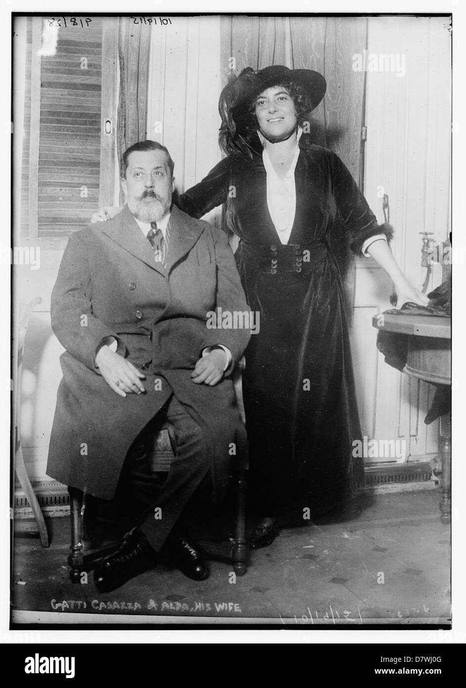Opera Smiles This photograph from the Library of Congress shows opera manager Giulio ...