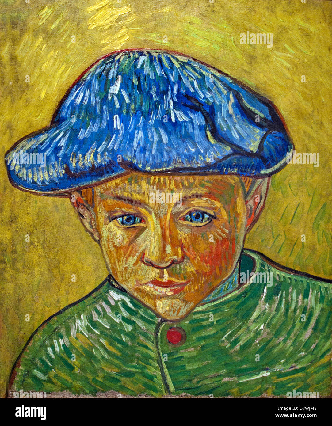 Portrait of Camille Roulin 1888 Vincent van Gogh 1853 - 1890  Dutch Netherlands Post Impressionism Stock Photo