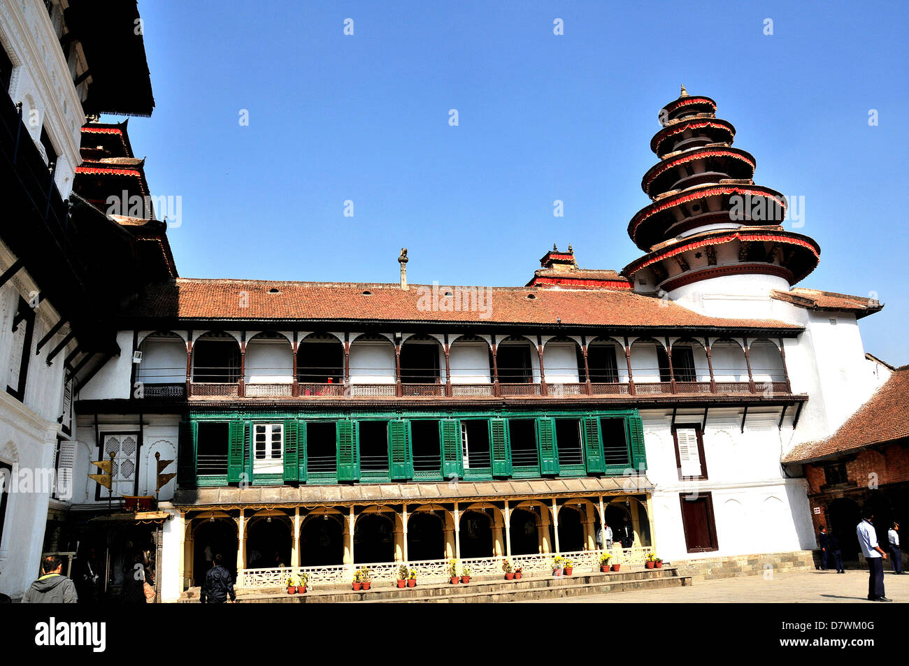 Hanuman Dhoka former Royal Palace Durbar square Kathmandu Nepal Stock Photo
