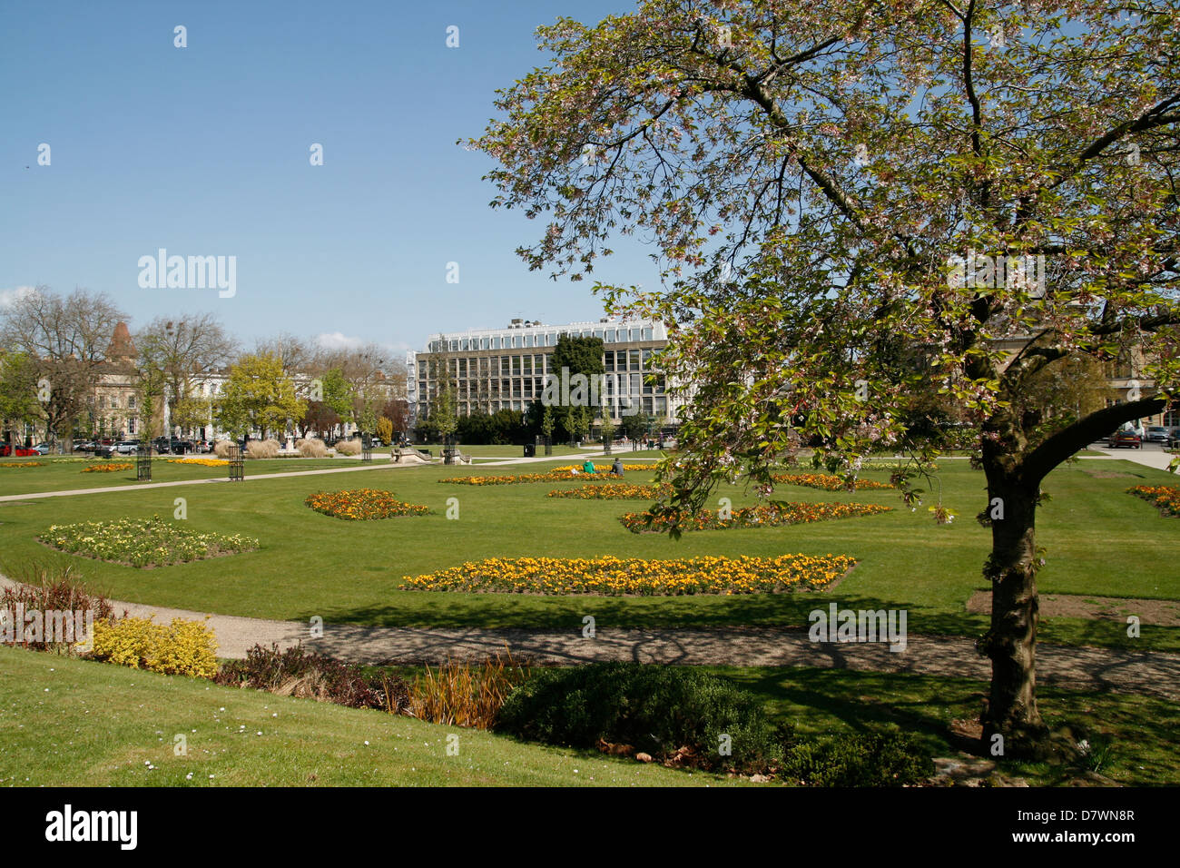 Imperial Gardens Cheltenham Gloucestershire England UK Stock Photo Alamy
