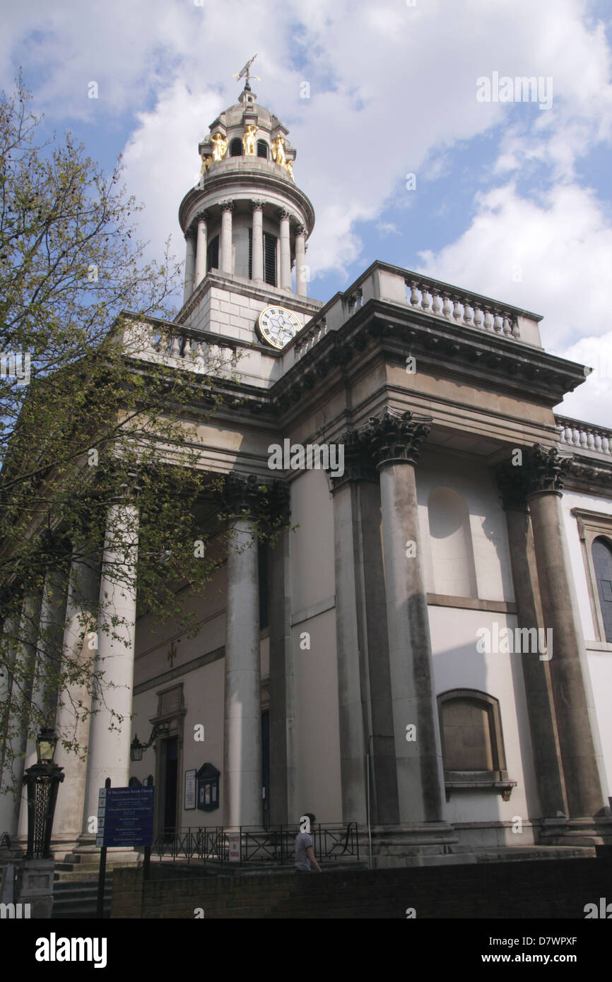 St Marylebone Parish Church Marylebone Road London Stock Photo