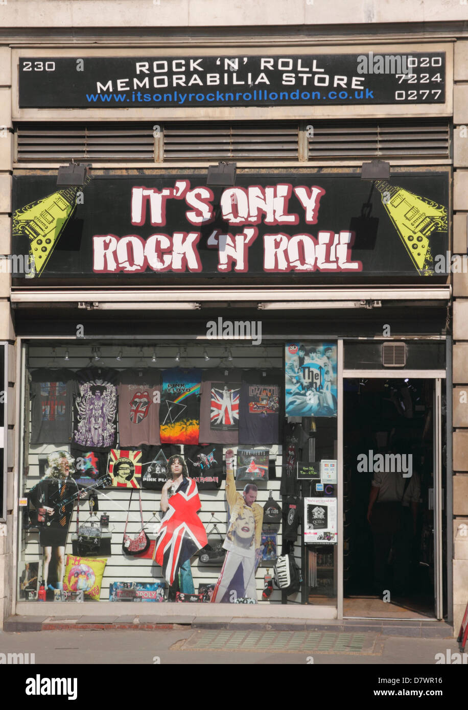 It's Only Rock n Roll Store Baker Street London Stock Photo - Alamy