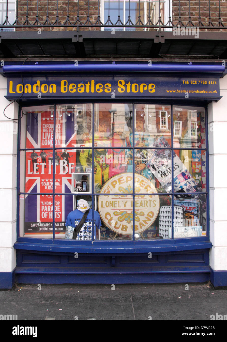 London Beatles Store Baker Street Stock Photo